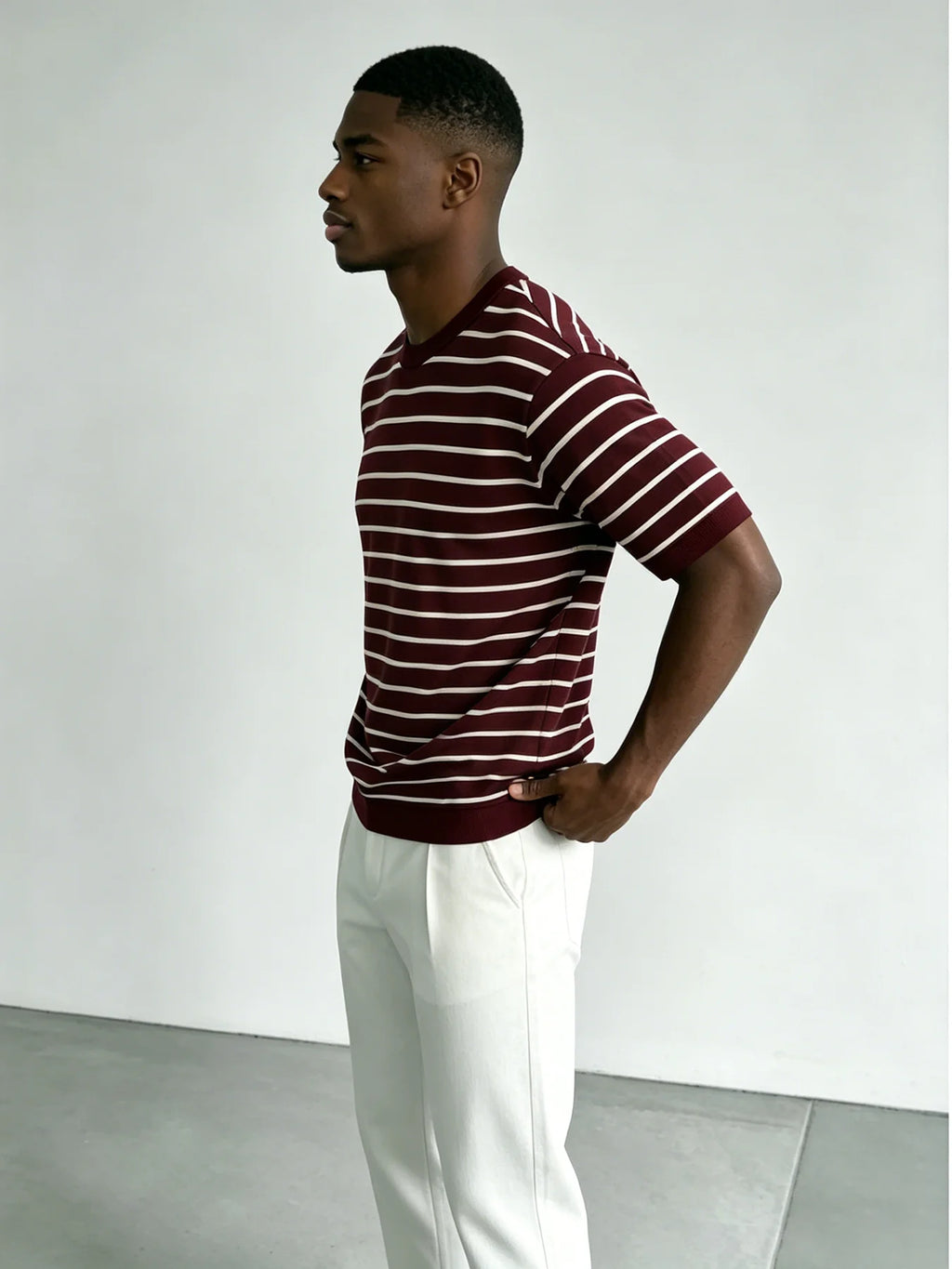 Milo Striped Knit Tee