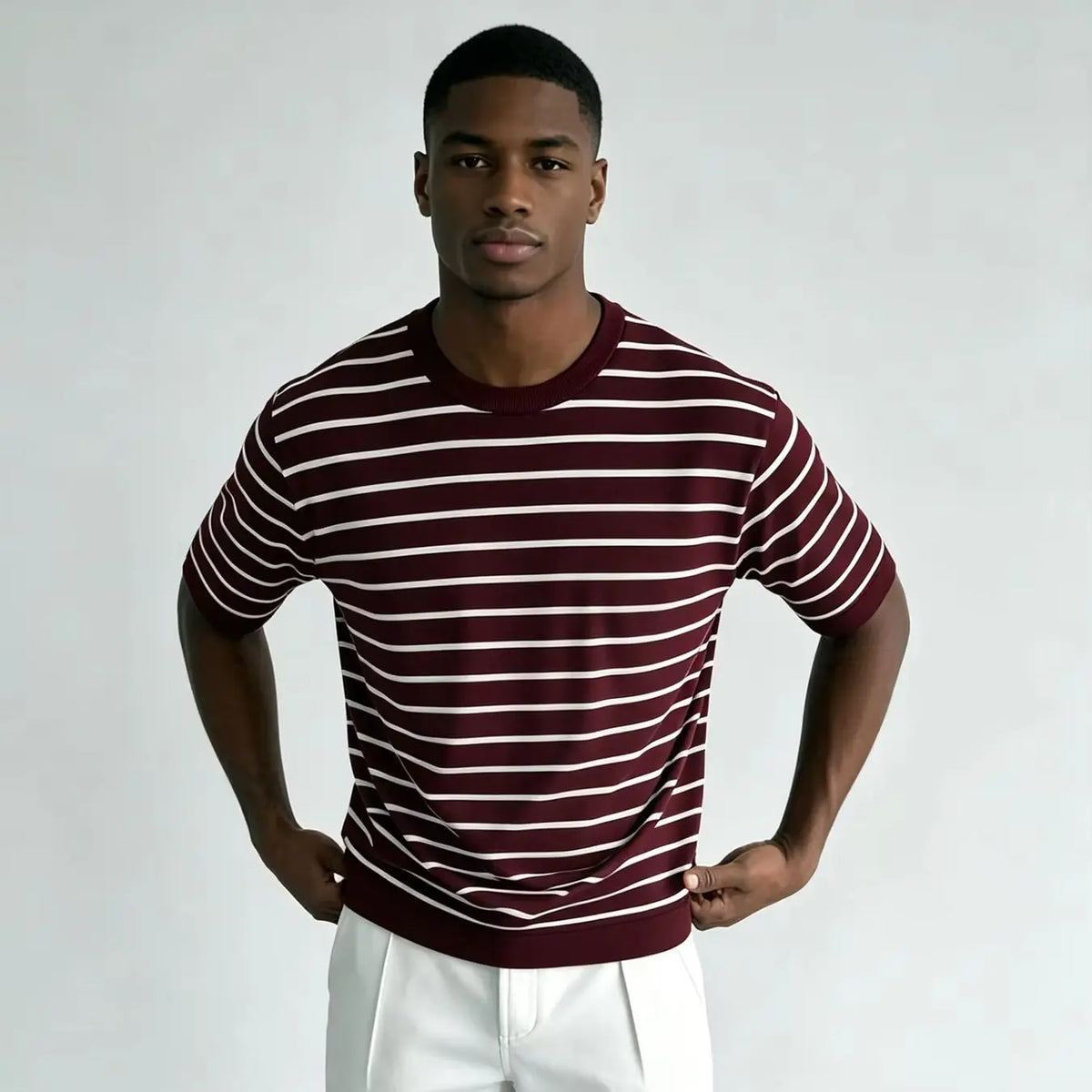 Milo Striped Knit Tee